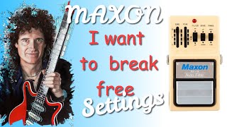 Ibanez Maxon AF9 SETTINGS Brian May ENG SUBS [upl. by Ayarahs607]