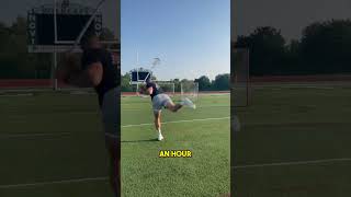 This lacrosse player has the WORLD RECORD for the Fastest Shot Ever [upl. by Ardnekan]