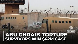 Abu Ghraib torture survivors win US civil case 42m damages [upl. by Einnahpets]