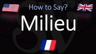 How to Pronounce Milieu CORRECTLY Meaning amp Pronunciation [upl. by Battista]