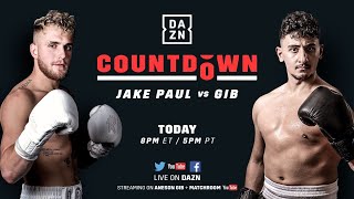 Jake Paul vs Gib COUNTDOWN SHOW Official Live Stream [upl. by Sesom]