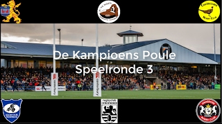 Ereklasse Rugby Kampioenspoule Ronde 3 [upl. by Ecyla80]