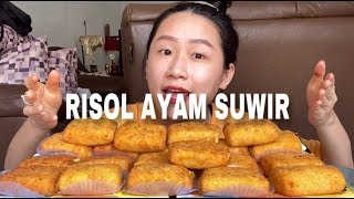 RISOL AYAM SUWIR 😍 MUKBANGJEJEZHUANG JEJEZHUANG [upl. by Geffner]