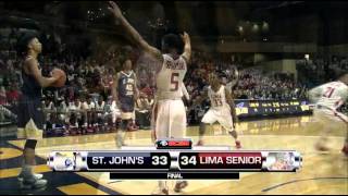 Lima Senior vs St Johns HS Boys Basketball [upl. by Bing]