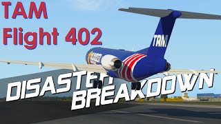 A Misunderstanding of Deadly Proportions TAM Flight 402  DISASTER BREAKDOWN [upl. by Aicatsanna944]