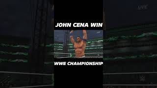 JOHN CENA WIN WWE CHAMPIONSHIP wwe2k24 gameplay wrestlemania40 [upl. by Stutman212]