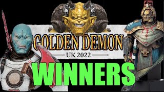 Games Workshop WINNERS Golden Demon UK 2022 Painting Competition Full Reaction Review amp Critique [upl. by Ahsilef]