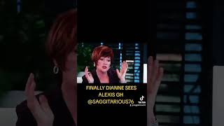 FINALLY DIANNE SEES ALEXIS GH saggitarious76 [upl. by Bourgeois576]