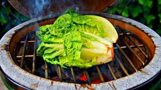 How to make Grilled lettuce and a great Vinaigrette recipe [upl. by Ispep]