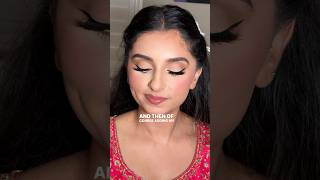 Easy wing liner every time neetujoshbeauty “Rani” lashes bridalmakeup makeuptips makeupartist [upl. by Theresina]