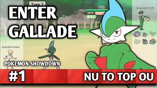 GALLADE IS A SLEPT ON THREAT  NU POKEMON TO TOP OU 1 [upl. by Anaul604]