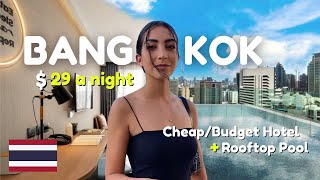 Is This The Best Cheap Hotel in Bangkok 🇹🇭  29 a Night Luxury Hotel [upl. by Sueahccaz]