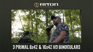 3 Primal 8x42 amp 10x42 HD Binoculars Feature Video [upl. by Firestone528]