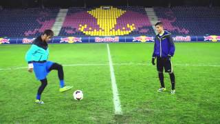 Hachim Mastour vs Neymar Jr  Freestylebattle [upl. by Enelyw996]