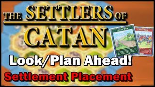 Settlement Placement  PlanLook ahead  Settlers of Catan Strategy [upl. by Rustin]