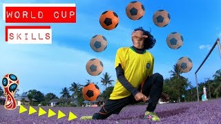 MENIRU SkillSkill di PIALA DUNIA 2018😱Marcelo Neymar Pogba [upl. by Ssidnak]