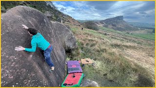 Gritstones Best Bouldering Circuit The Roaches [upl. by Miko]