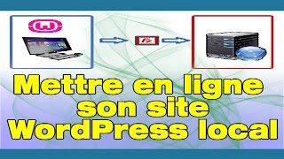 Mettre en ligne un site WordPress local 2020 facilement [upl. by Fatma993]