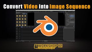 Video to Image sequence in blender  BlenderTutorial Howto BlenderCommunity [upl. by Ahcatan]