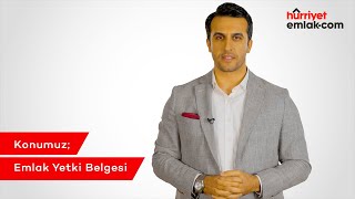 Emlak Yetki Belgesi  Emlak Akademisi [upl. by Accisej]