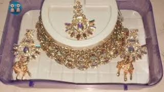 नई मॉडल  Diamond Gala ka set  gala set new design [upl. by Marthena773]