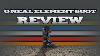 ONeal Element Boot Review [upl. by Kcirttap889]