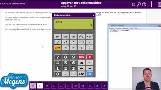Examentraining Rekenen 3F 1718 Deel 3 vraag 19 2021 [upl. by Hunter]