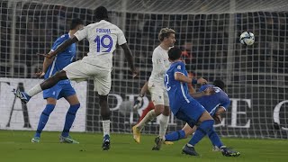 Youssouf Fofana vs Greece  Insane Goal  Milan Target 🇫🇷 [upl. by Anert324]