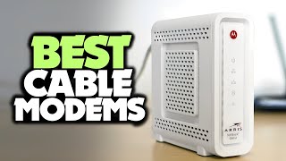 Best Cable Modems in 2025  Top 5 Best Selling Models [upl. by Labotsirc427]