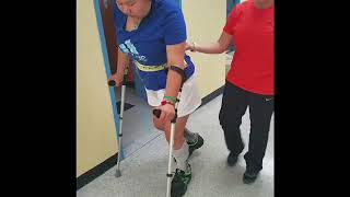 Teen with Cerebral Palsy Walks after Meeting Intensive PT Experts at the Boston Abilities Expo [upl. by Leihcey83]