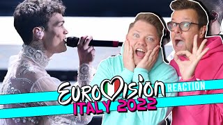 ITALY EUROVISION 2022  Mahmood amp Blanco Brividi  Sanremo 2022  ESC 2022 Reaction Video [upl. by Edmanda]