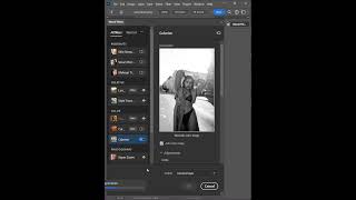 Colorize Black and White Photos Photoshop Tutorial Shorts [upl. by Natsirk]