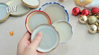 I make MANY and SELL them all Genius Recycling Idea with Jar lids  Amazing Tips and trick [upl. by Ranger975]