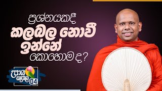 04 ප්‍රශ්නයකදී කලබල නොවී ඉන්නේ කොහොම ද ‍ උපාය කුසල  Venerable Welimada Saddaseela Thero [upl. by Eniluj]