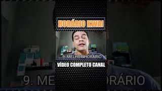 MELHOR HORÁRIO POSTAR VÍDEO KWAI shorts [upl. by Malamut419]