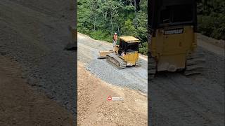 Proses Pengerasan Jalan lintas Sumbar Riau KM 106  107 Tanjung Alai Kampar Riau [upl. by Schmidt]