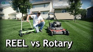 Reel vs Rotary Lawn Mowers  Pros and Cons Cut Quality How To Mow Low [upl. by Frost]