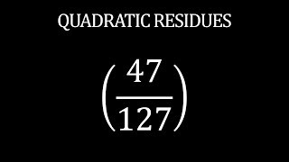 Quadratic Residues  Computing the Legendre Symbol  47127  Example 2 [upl. by Esidnak213]