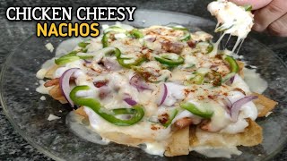 Chicken Cheesy NachosNachos RecipeCheesy NachosNachos With CheeseChicken Nachos [upl. by Evaleen]