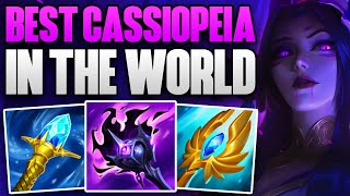 BEST CASSIOPEIA IN THE WORLD FULL MID GAMEPLAY  CHALLENGER CASSIOPEIA MID  Patch 1410 S14 [upl. by Anyehs]