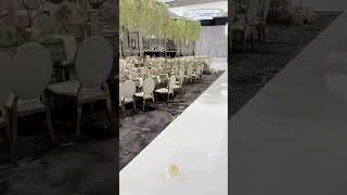 Elegant White Gold and Blush Wedding  Royal Luxury Events [upl. by Lothair12]