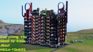 SimCity Everything you need to know about Mega Towers [upl. by Anirtal405]