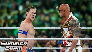 WWE FULL MATCH  The Rock Vs John Cena  SmackDown Live Full Match [upl. by Justina350]