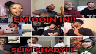 Reactors Reacting To Eminem The Ringer KAMIKAZE ALBUM REACTION COMPILATION [upl. by Eimmak]