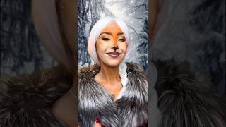 Поможете продвинуть лисичку для конкурса 🦊🧡 makeup makeupartist fox макияж лиса яркийобраз [upl. by Balfore]