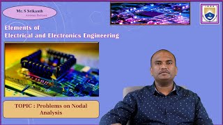 Problems on Nodal Analysis by Mr S Srikanth [upl. by Liv]