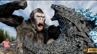 Most Dramatic TRex AttackGODILLA x Kong 2 The New Empire DINOSAOR Jurassic 4 Sitaram Vfx Magic [upl. by Yevette]