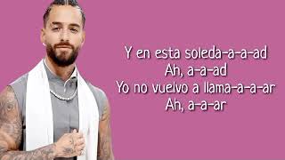 Maluma  Aparentemente Letra [upl. by Tobie]