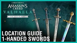 Assassins Creed Valhalla The Siege of Paris OneHanded Swords Location Guide [upl. by Nuahsyar385]