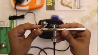 Airbrush Cleaning Procedure  In Hindi [upl. by Aubine327]